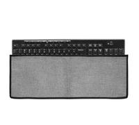 kwmobile Housse De Clavier Compatible avec Logitech MK270 Wireless Étui De Clavier - Housse avec Fermeture Éclair - Gris foncé