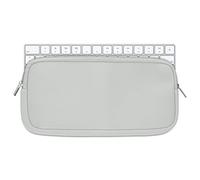 kwmobile Housse de Protection Compatible avec Clavier Apple Magic Keyboard - Sacoche pour Clavier sans Fil en néoprène Gris Clair