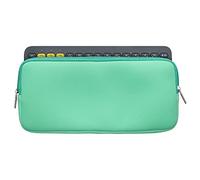 kwmobile Housse de Protection Compatible avec Clavier Logitech K380 - Sacoche pour Clavier sans Fil en néoprène Vert Porcelaine