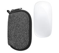kwmobile Housse de Protection Compatible avec Souris Apple Magic Mouse 1/2 - Sacoche pour Souris sans Fil en néoprène Anthracite-Blanc