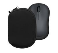 kwmobile Housse de Protection Compatible avec Souris Logitech M220 Silent / M235 / M185 / Acer OMR266 - Sacoche pour Souris sans Fil en néoprène Noir