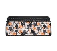 kwmobile Housse de Protection pour Clavier Logitech MX Keys Wireless - Housse 46,6 x 14,8 cm Anti Poussière - Protège-Clavier - Couverture de Clavier