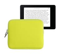 kwmobile Housse de Protection pour Liseuse - Étui de Protection 17,5 x 14,7 cm pour E-Reader en Néoprène - Jaune
