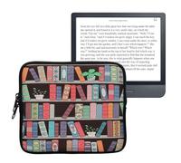 kwmobile Housse de Protection pour Liseuse - Étui de Protection pour E-Reader en Néoprène - Bleu-Vert-Fuchsia