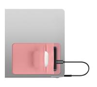 kwmobile Housse Disque Dur SSD Compatible avec SanDisk Portable SSD, Samsung T7 Coque - Pochette Protection en Élasthanne 13 x 8,3 cm pour Disque Dur avec 2 Poches - Rose Ancien