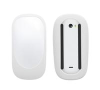 kwmobile Housse en Silicone Compatible avec Apple Magic Mouse 1/2 Coque antidérapante pour Souris PC en Silicone Souple - Blanc