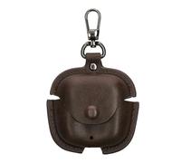 kwmobile Housse en Similicuir Compatible avec Huawei FreeBuds SE 2 - Étui de Protection pour Écouteurs - Coque Brun foncé