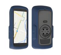 kwmobile Housse GPS vélo Compatible avec Bryton Rider S810 - Protection Bumper boitier navigateur - Étui en Silicone Bleu foncé