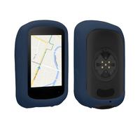 kwmobile Housse GPS vélo Compatible avec Garmin Edge 840 / Edge 540 - Protection Bumper boitier navigateur - Étui en Silicone Bleu foncé