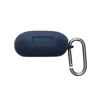 kwmobile Housse pour écouteurs Compatible avec Anker Soundcore Liberty 4 Pro - Coque de Protection en Silicone - Bleu foncé