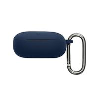 kwmobile Housse pour écouteurs Compatible avec Anker Soundcore Liberty 5 - Coque de Protection en Silicone - Bleu foncé
