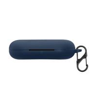 kwmobile Housse pour écouteurs Compatible avec Anker Soundcore V20i - Coque de Protection en Silicone - Bleu foncé