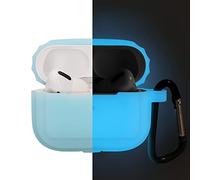 kwmobile Housse pour écouteurs Compatible avec Apple AirPods Pro - Coque de Protection en Silicone - Bleu Clair