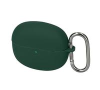 kwmobile Housse pour écouteurs Compatible avec Baseus Bowie MC1 Open Ear - Coque de Protection en Silicone - Vert foncé