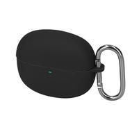 kwmobile Housse pour écouteurs Compatible avec Baseus Bowie MC1 Open Ear - Coque de Protection en Silicone - Noir