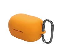 kwmobile Housse pour écouteurs Compatible avec Bose QuietComfort Earbuds - Coque de Protection en Silicone - Orange