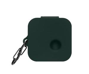 kwmobile Housse pour écouteurs Compatible avec CMF by Nothing Nothing Ear 2024 - Coque de Protection en Silicone - Vert foncé