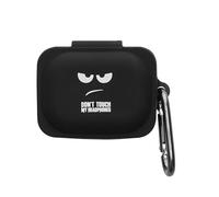 kwmobile Housse pour écouteurs Compatible avec CMF by Nothing Nothing Ear (a) Coque - Coque de Protection en Silicone - Blanc-Noir-Noir