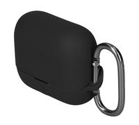 kwmobile Housse pour écouteurs Compatible avec EarFun Air Pro 4+ / Air Pro 4 Plus - Coque de Protection en Silicone - Noir