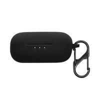 kwmobile Housse pour écouteurs Compatible avec EarFun Air Pro 4 - Coque de Protection en Silicone - Noir