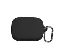 kwmobile Housse pour écouteurs Compatible avec Honor Earbuds Open - Coque de Protection en Silicone - Noir