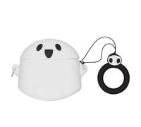 kwmobile Housse pour écouteurs Compatible avec Huawei FreeBuds SE2 / SE3 Coque - Coque de Protection en Silicone - Blanc-Noir