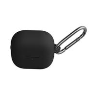 kwmobile Housse pour écouteurs Compatible avec Huawei FreeClip 2 - Coque de Protection en Silicone - Noir