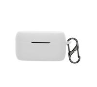 kwmobile Housse pour écouteurs Compatible avec Jabra Elite 4 (Not for Elite 4 Active) - Coque de Protection en Silicone - Blanc