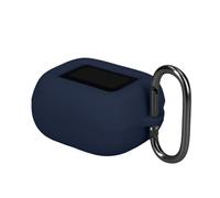 kwmobile Housse pour écouteurs Compatible avec JBL Live Buds 4 / Beam 4 / Flex 4 - Coque de Protection en Silicone - Bleu foncé