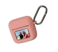 kwmobile Housse pour Écouteurs Compatible avec JBL Tour Pro 3 Coque - Coque de Protection en Silicone - Rose foncé