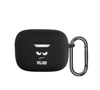 kwmobile Housse pour écouteurs Compatible avec JBL Tune 230 NC TWS / T230NC / T235NC Coque - Coque de Protection en Silicone - Blanc-Noir-Noir