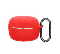 kwmobile Housse pour écouteurs Compatible avec JBL Tune Beam 2 - Coque de Protection en Silicone - Rouge