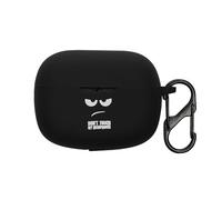 kwmobile Housse pour écouteurs Compatible avec JBL Wave Beam/Beam 2 / Wave 200TWS Coque - Coque de Protection en Silicone - Blanc-Noir-Noir