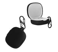 kwmobile Housse pour écouteurs Compatible avec JBL Wave Flex/Wave Flex 2 - Coque de Protection en Silicone - Noir