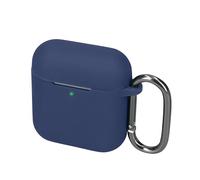 kwmobile Housse pour écouteurs Compatible avec Marshall Minor IV/Minor 4 - Coque de Protection en Silicone - Bleu foncé