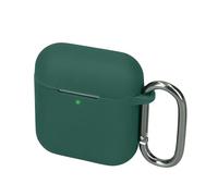 kwmobile Housse pour écouteurs Compatible avec Marshall Minor IV/Minor 4 - Coque de Protection en Silicone - Vert foncé