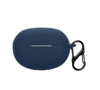kwmobile Housse pour écouteurs Compatible avec Realme Buds Air 6 Pro - Coque de Protection en Silicone - Bleu foncé