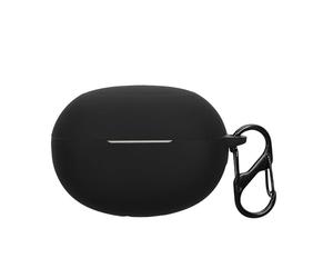 kwmobile Housse pour écouteurs Compatible avec Realme Buds Air 6 Pro - Coque de Protection en Silicone - Noir
