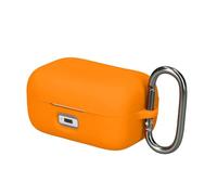 kwmobile Housse pour écouteurs Compatible avec Sennheiser Momentum True Wireless 3 / True Wireless 4 - Coque de Protection en Silicone - Orange