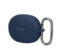 kwmobile Housse pour écouteurs Compatible avec Shokz OpenDots Air E210 - Coque de Protection en Silicone - Bleu foncé
