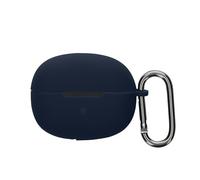kwmobile Housse pour écouteurs Compatible avec Shokz OpenDots One - Coque de Protection en Silicone - Bleu foncé