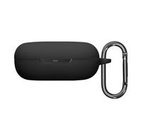 kwmobile Housse pour écouteurs Compatible avec Shokz OpenFit 2 T920 - Coque de Protection en Silicone - Noir