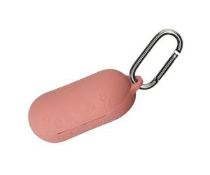 kwmobile Housse pour Écouteurs Compatible avec Sony WF-C700N Coque - Coque de Protection en Silicone - Rose foncé
