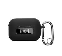 kwmobile Housse pour écouteurs Compatible avec TOZO NC9 - Coque de Protection en Silicone - Noir