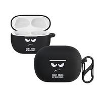 kwmobile Housse pour écouteurs Compatible avec Xiaomi Redmi Buds 4 Pro Coque - Coque de Protection en Silicone - Blanc-Noir-Noir