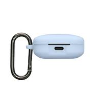 kwmobile Housse pour écouteurs Compatible avec Xiaomi Redmi Buds 6 Active - Coque de Protection en Silicone - Bleu Clair