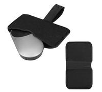 kwmobile Housse Souris sans Fil Compatible avec Apple Magic Mouse 1 / Magic Mouse 2 / Logitech Pebble Housse - Sacoche de Protection pour Souris Fine en Feutre - Noir