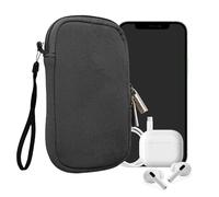 kwmobile Housse Universelle Smartphone - Pochette de Protection 12,5 x 6,5 cm pour téléphone Portable XS - 3,5/4" en néoprène Gris