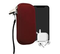 kwmobile Housse Universelle Smartphone - Pochette de Protection 15,2 x 8,3 cm pour téléphone Portable M - 5,5" en néoprène Bordeaux