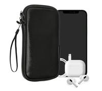 kwmobile Housse Universelle Smartphone - Pochette de Protection 16,5 x 8,9 cm pour téléphone Portable L - 6,5" en néoprène Noir métallique